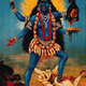 Smashan Kali by Raja Ravi Varma